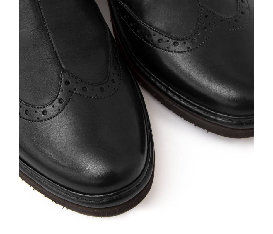 Pakerson STIVALETTO COLLODI PELLE NERA