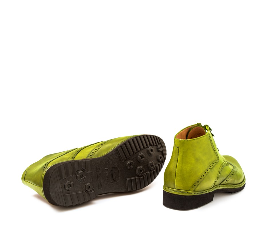 Pakerson POLACCHINO CERTALDO PELLE VERDE PISTACCHIO