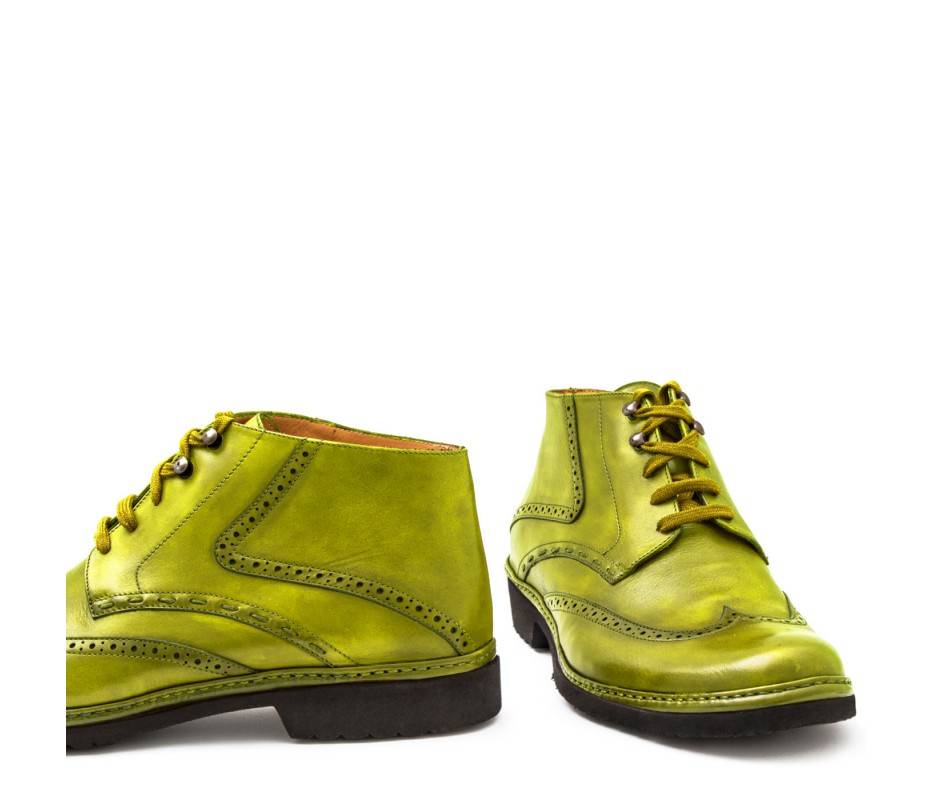 Pakerson POLACCHINO CERTALDO PELLE VERDE PISTACCHIO