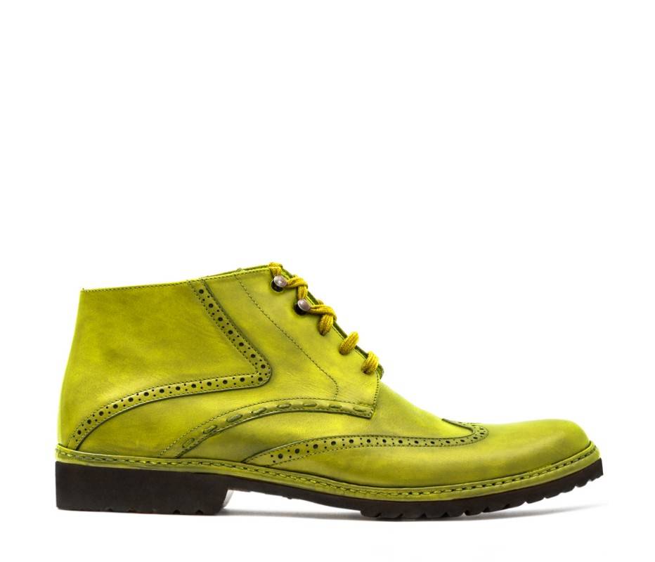 Pakerson POLACCHINO CERTALDO PELLE VERDE PISTACCHIO