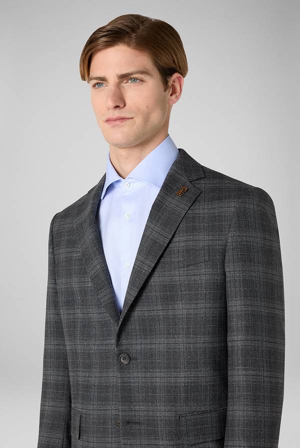 Pal Zileri Abito Palladio In Lana Con Motivo Principe Di Galles