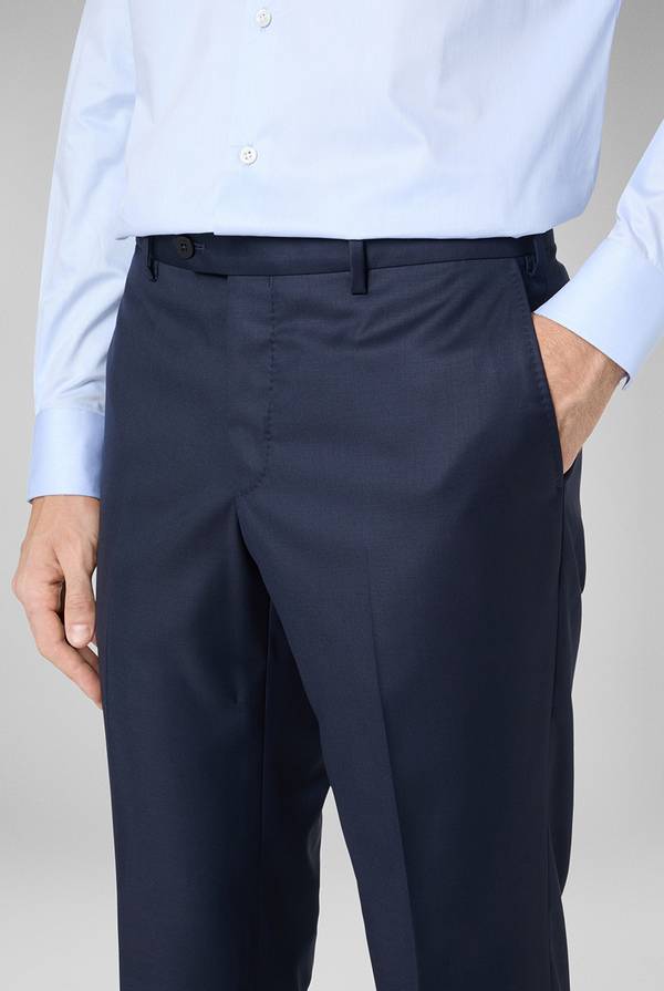 Pal Zileri Abito Vicenza In Pura Lana 150's Con Rever A Lancia