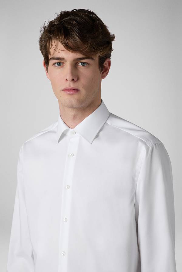 Pal Zileri Camicia Azzurra In Cotone Con Collo Milano