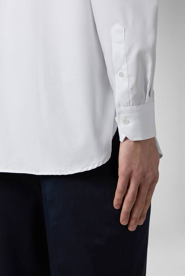 Pal Zileri Camicia Azzurra In Cotone Con Collo Milano