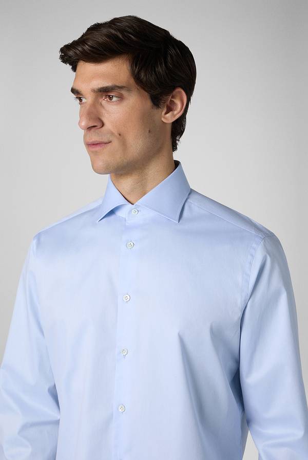 Pal Zileri Camicia In Cotone Con Polsini Da Gemelli