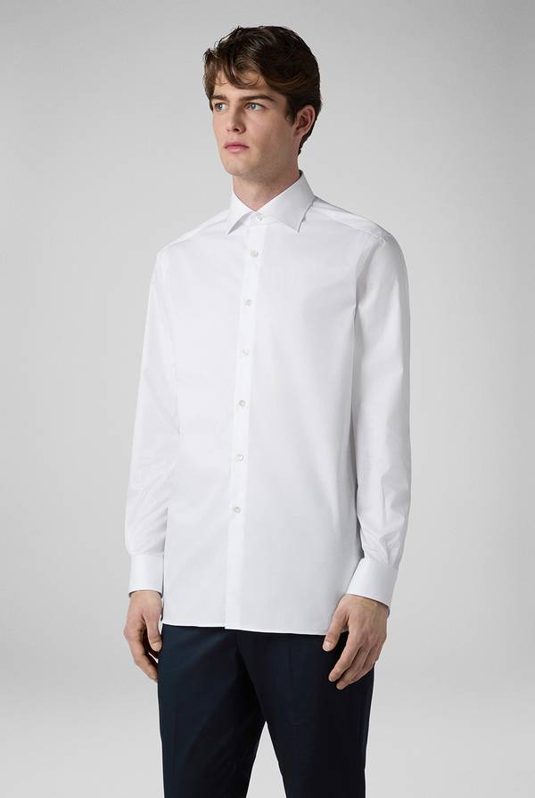 Pal Zileri Camicia In Cotone Con Polsini Da Gemelli