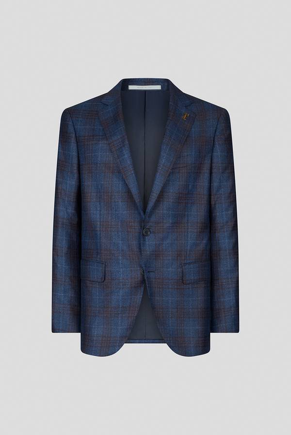 Pal Zileri Giacca Vicenza in pura lana con motivo Principe di Galles interamente foderata