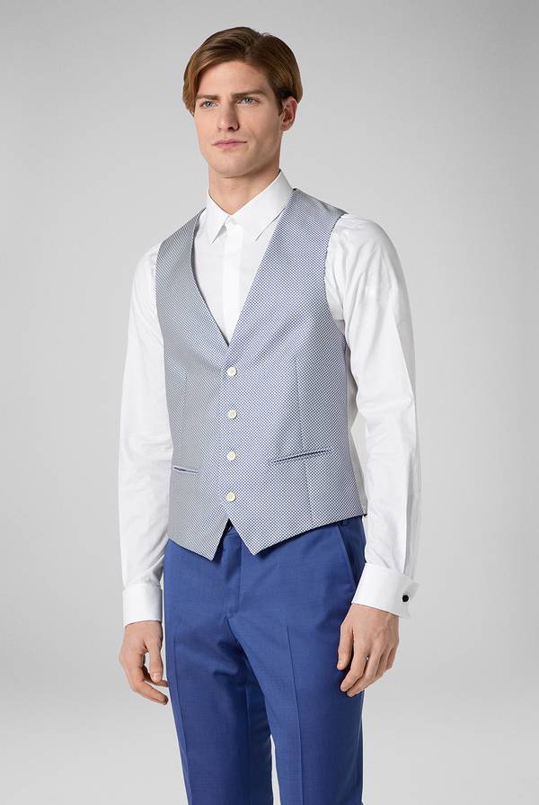 Pal Zileri Gilet Cerimonia Con Lavorazione Jacquard