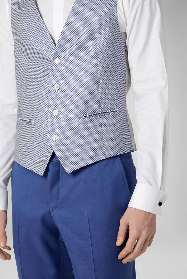 Pal Zileri Gilet Cerimonia Con Lavorazione Jacquard