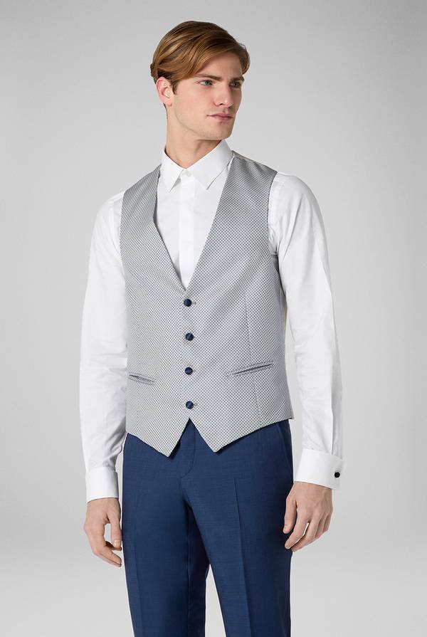 Pal Zileri Gilet Cerimonia Con Lavorazione Jacquard