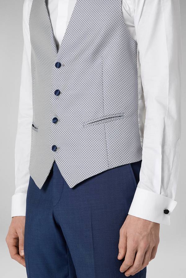 Pal Zileri Gilet Cerimonia Con Lavorazione Jacquard