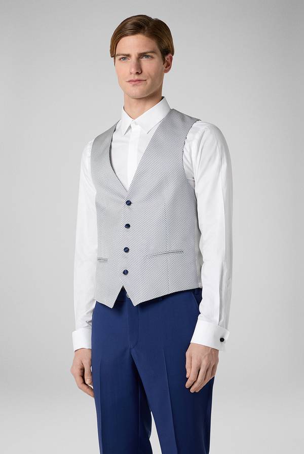 Pal Zileri Gilet Cerimonia Con Lavorazione Jacquard