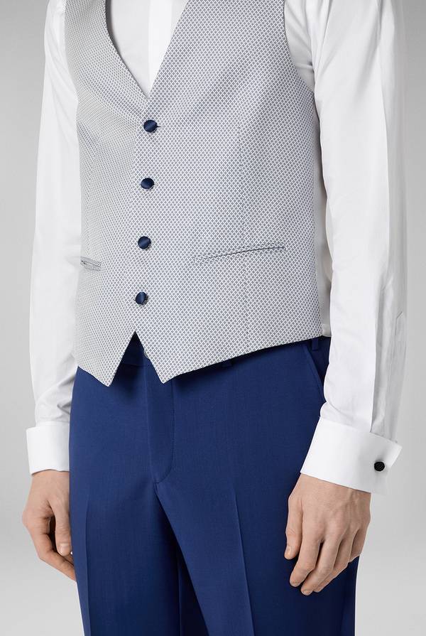 Pal Zileri Gilet Cerimonia Con Lavorazione Jacquard