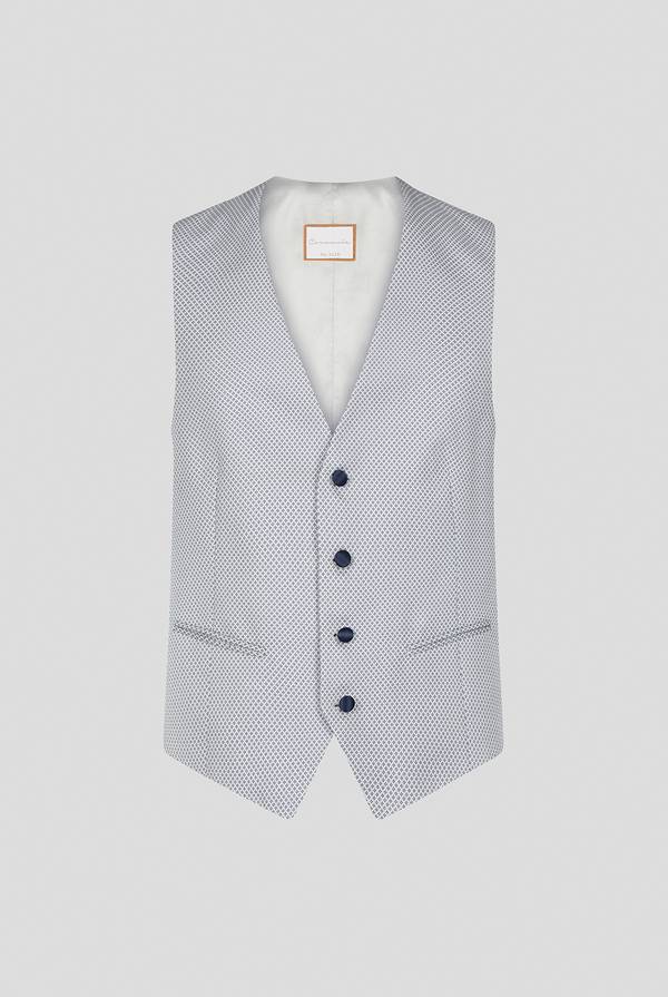 Pal Zileri Gilet Cerimonia con lavorazione jacquard