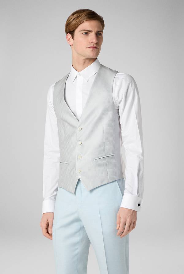 Pal Zileri Gilet Cerimonia Con Lavorazione Jacquard