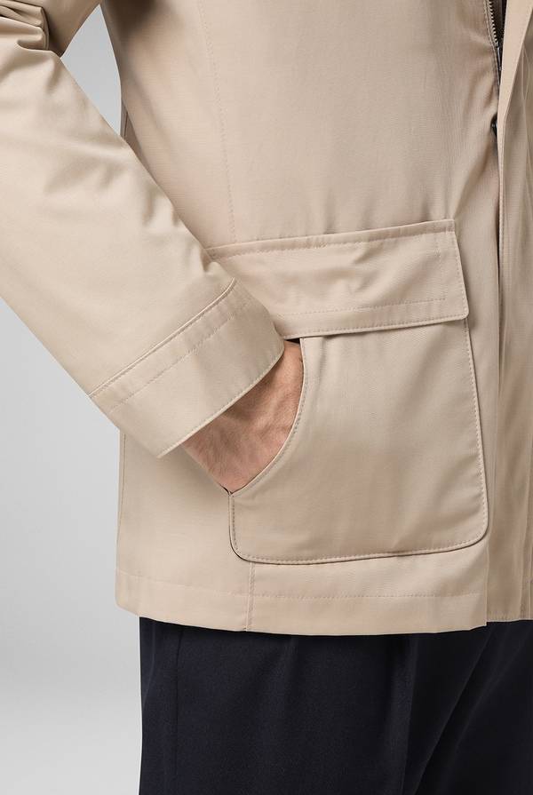 Pal Zileri Oyster Field Jacket In Cotone Tecnico Idro Repellente
