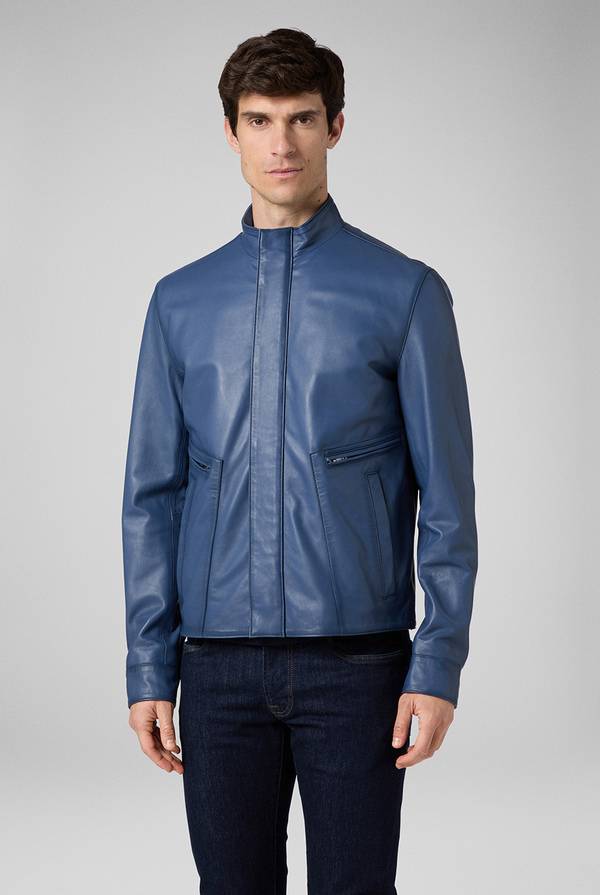 Pal Zileri Biker In Nappa Color Anice