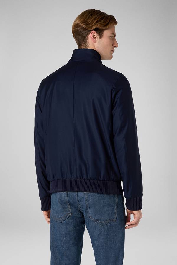 Pal Zileri Bomber In Lana Resistente All'acqua