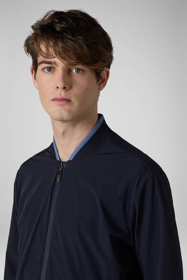 Pal Zileri Bomber In Soft Shell Color Tortora