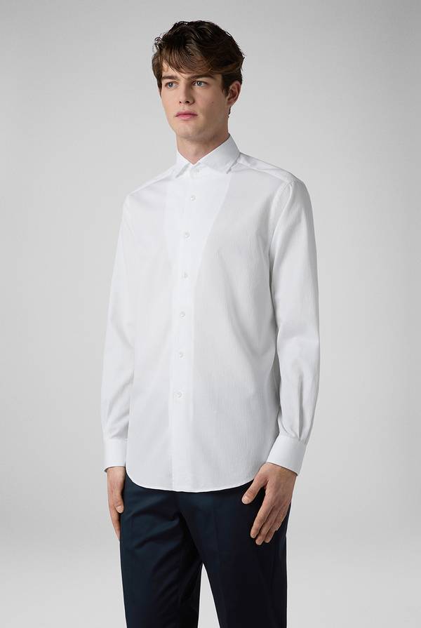 Pal Zileri Camicia Bianca In Cotone