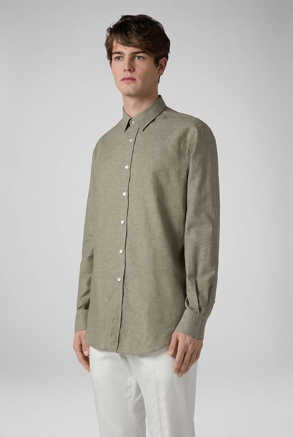 Pal Zileri Camicia In Lino E Cotone