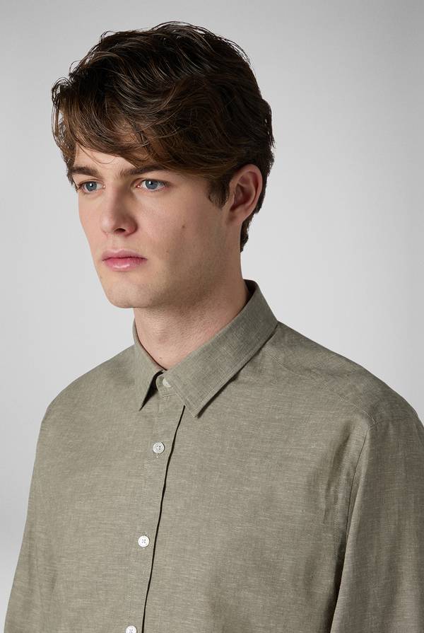 Pal Zileri Camicia In Lino E Cotone