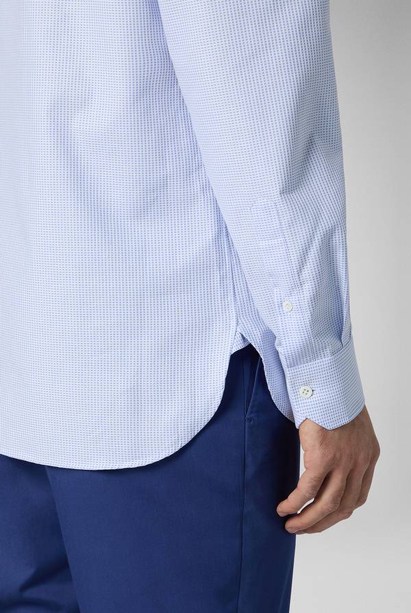 Pal Zileri Camicia In Puro Cotone Jacquard