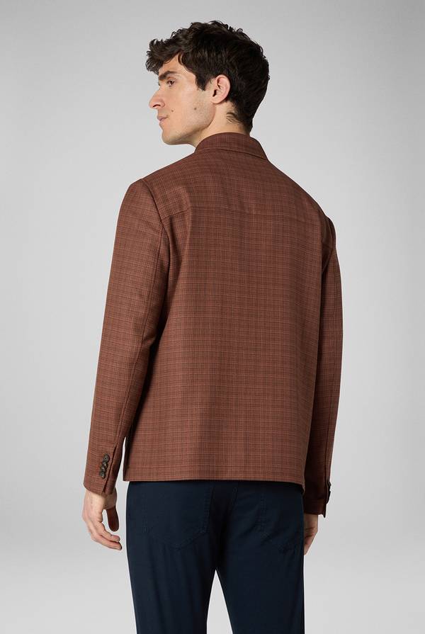 Pal Zileri Giacca Camicia Con Motivo Micro Check