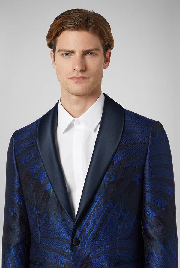 Pal Zileri Giacca Smoking Con Motivo Jacquard