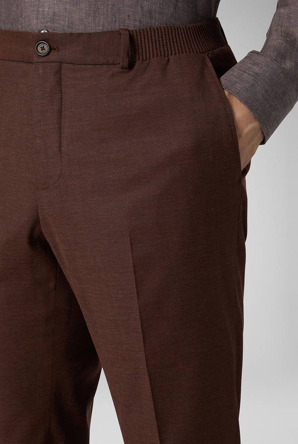 Pal Zileri Pantalone Classico In Lana E Bamboo