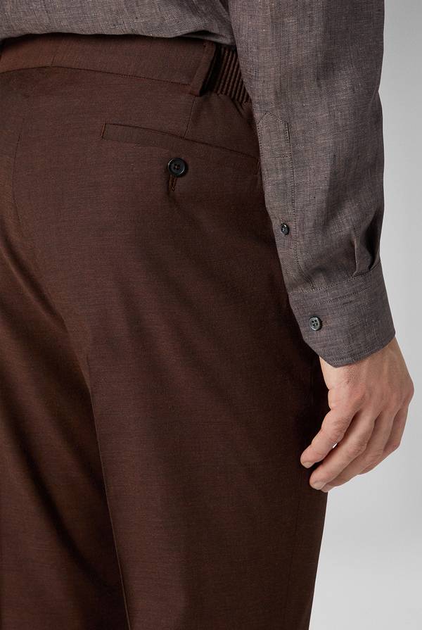 Pal Zileri Pantalone Classico In Lana E Bamboo