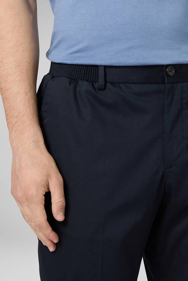 Pal Zileri Pantalone In Cotone E Tencel Stretch