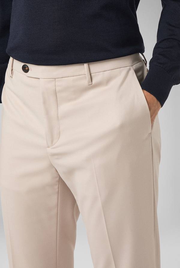 Pal Zileri Pantaloni Chino In Tencel Stretch
