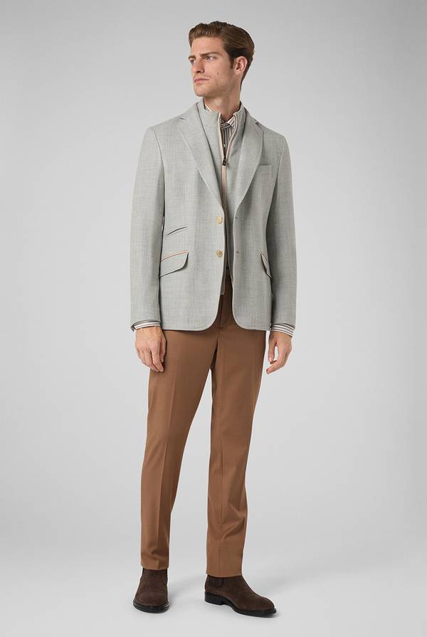 Pal Zileri Pantaloni Chino In Tencel Stretch