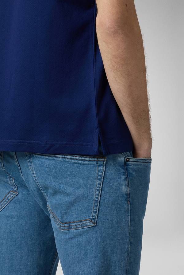 Pal Zileri Polo Con Monogramma Allover