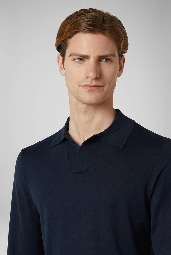 Pal Zileri Polo In Maglia A Maniche Lunghe