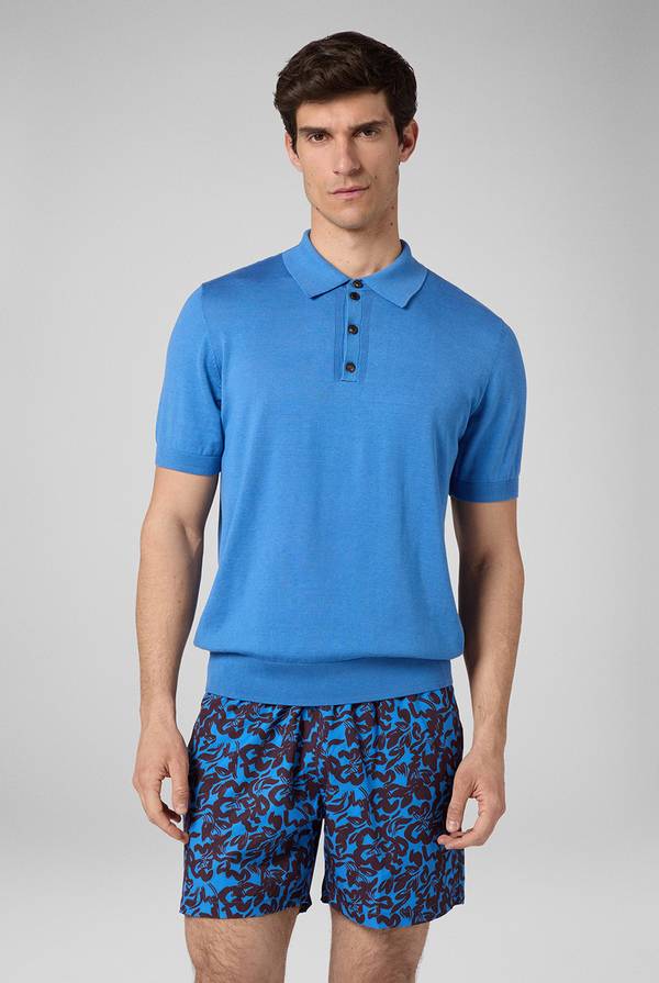 Pal Zileri Polo In Maglia Di Lana E Seta