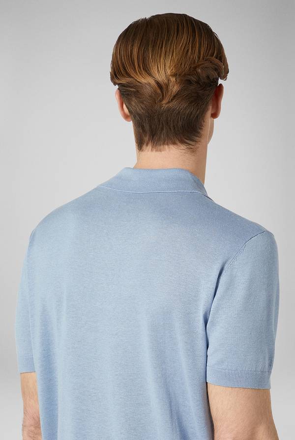 Pal Zileri Polo In Maglia Di Lino E Seta