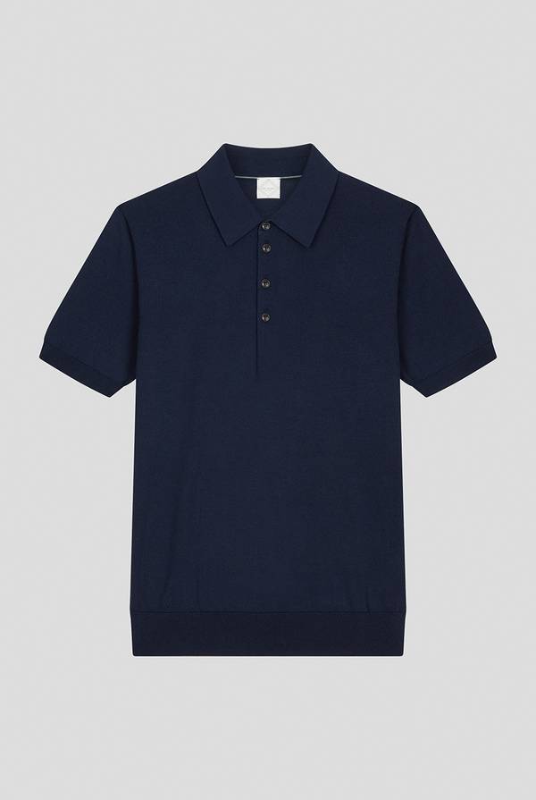 Pal Zileri Polo in maglia di seta e cotone