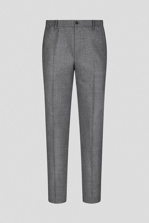 Pal Zileri Pantaloni in lana stretch con banda elastica