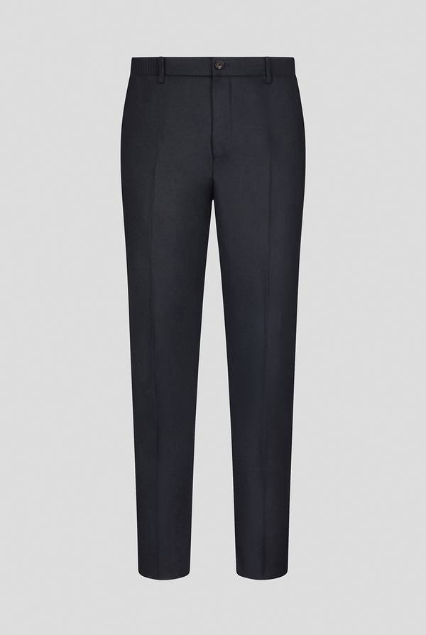 Pal Zileri Pantaloni in lana stretch con banda elastica
