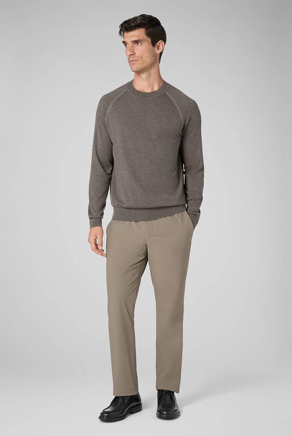 Pal Zileri Pantaloni In Pura Lana Con Coulisse Regolabile