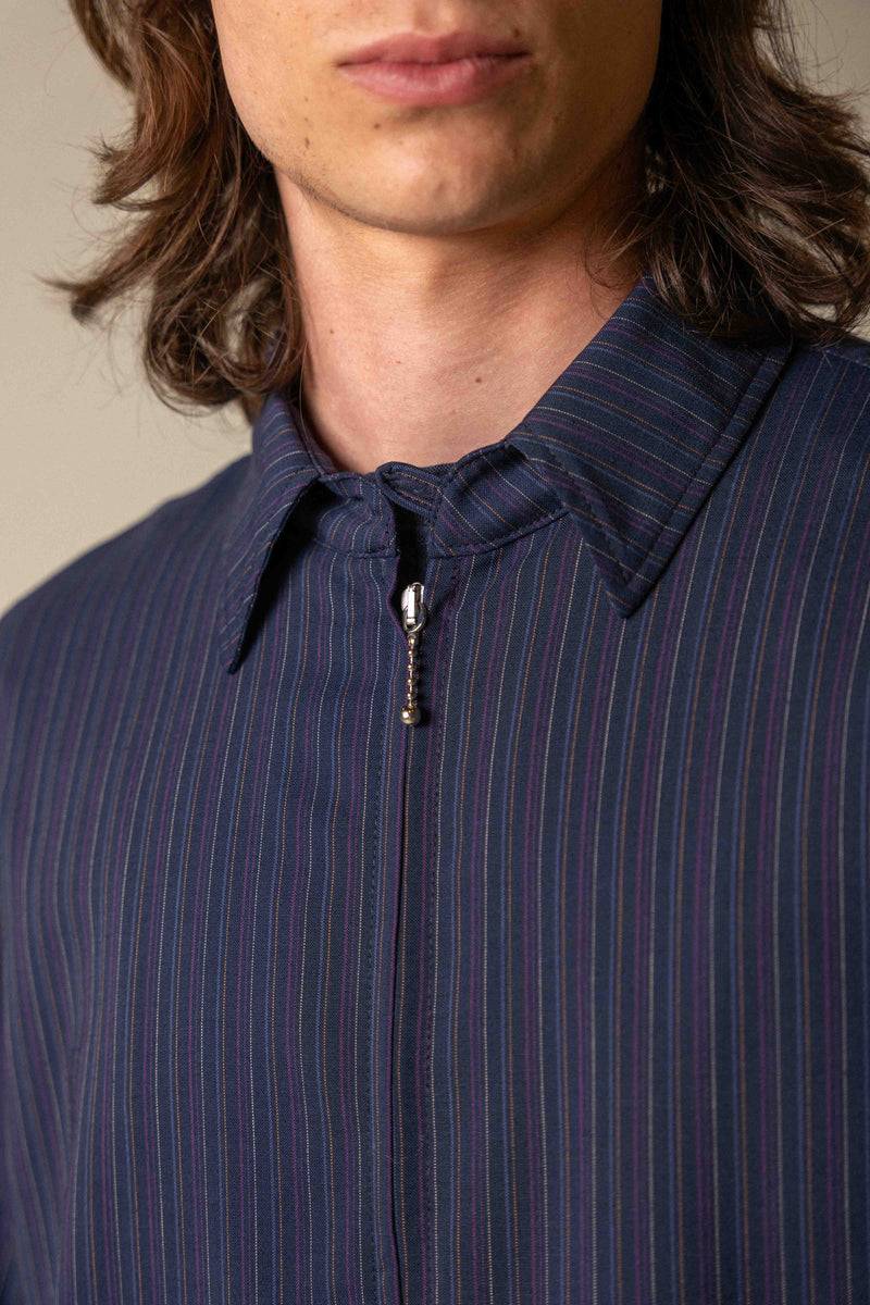 Paltò UMBERTO STRIPES WOOL