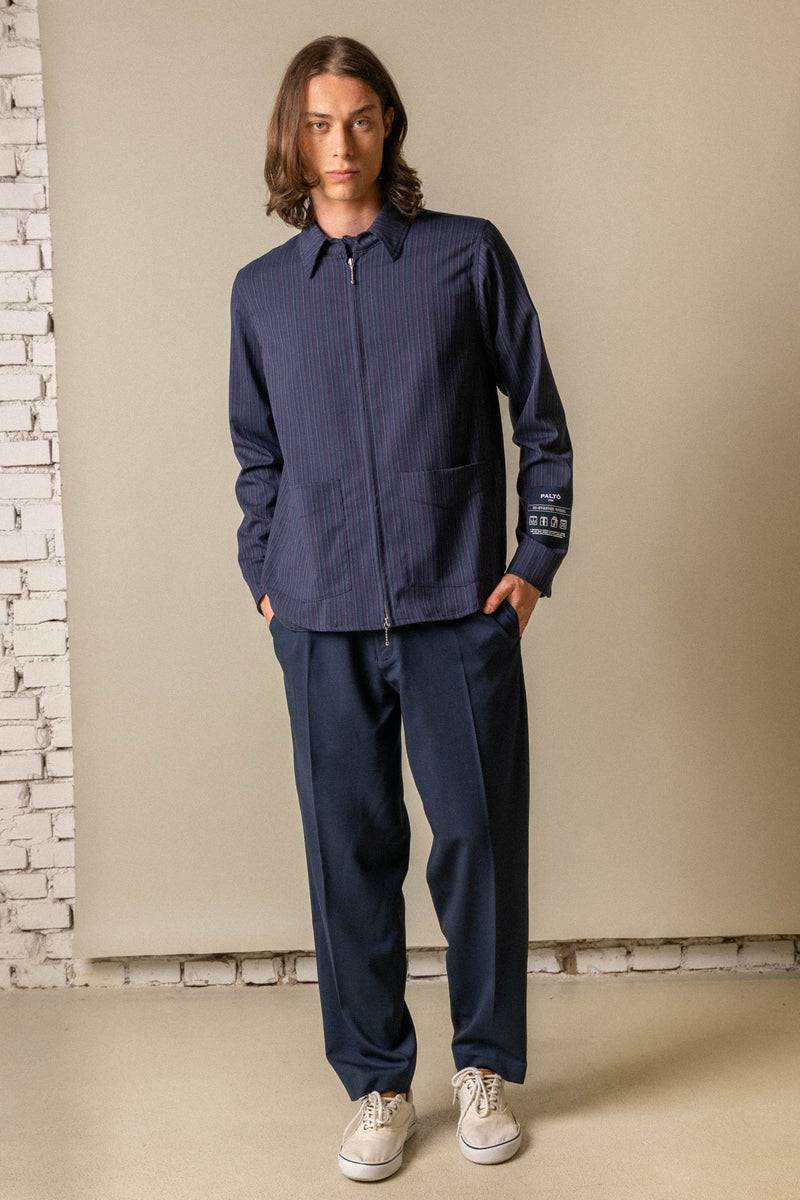 Paltò UMBERTO STRIPES WOOL