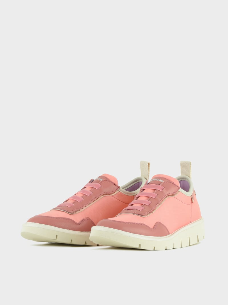 Panchic SLIP ON P05 DONNA IN NYLON E PELLE ROSA