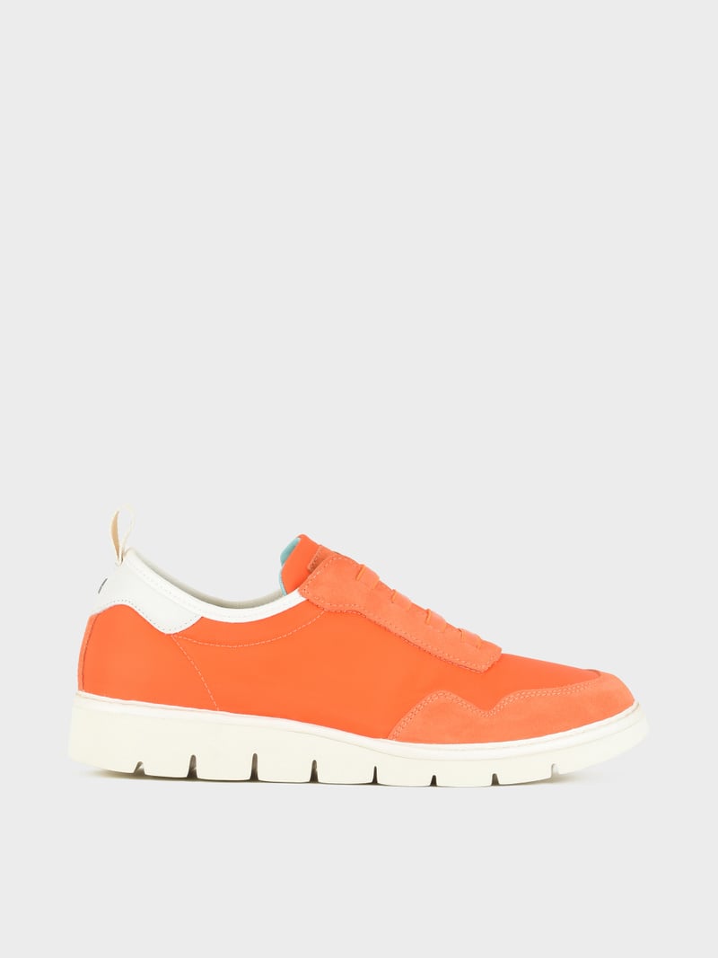 Panchic SLIP ON P05 UOMO IN NYLON E SUEDE ARANCIO