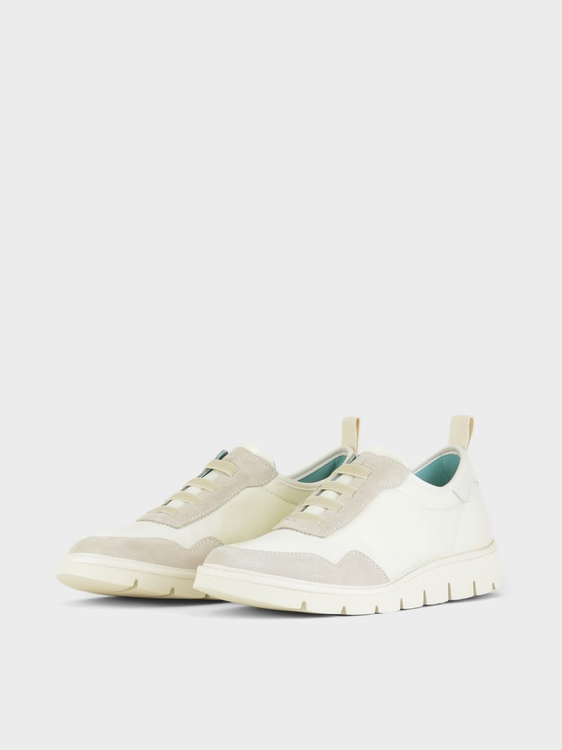 Panchic SLIP ON P05 UOMO IN NYLON E SUEDE NEBBIA