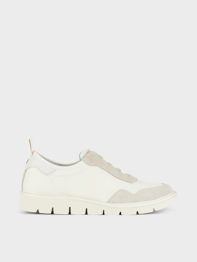 Panchic SLIP ON P05 UOMO IN NYLON E SUEDE NEBBIA