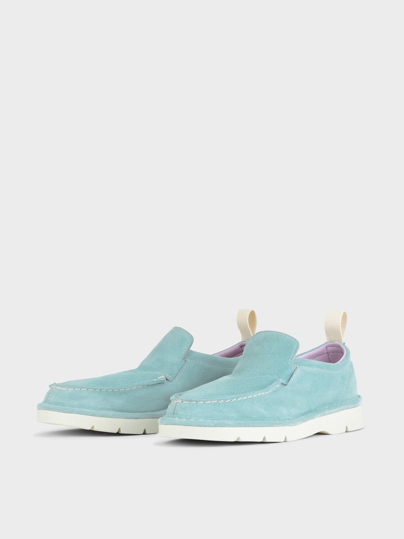Panchic SLIP ON P19 DONNA IN SUEDE ACQUAMARINA
