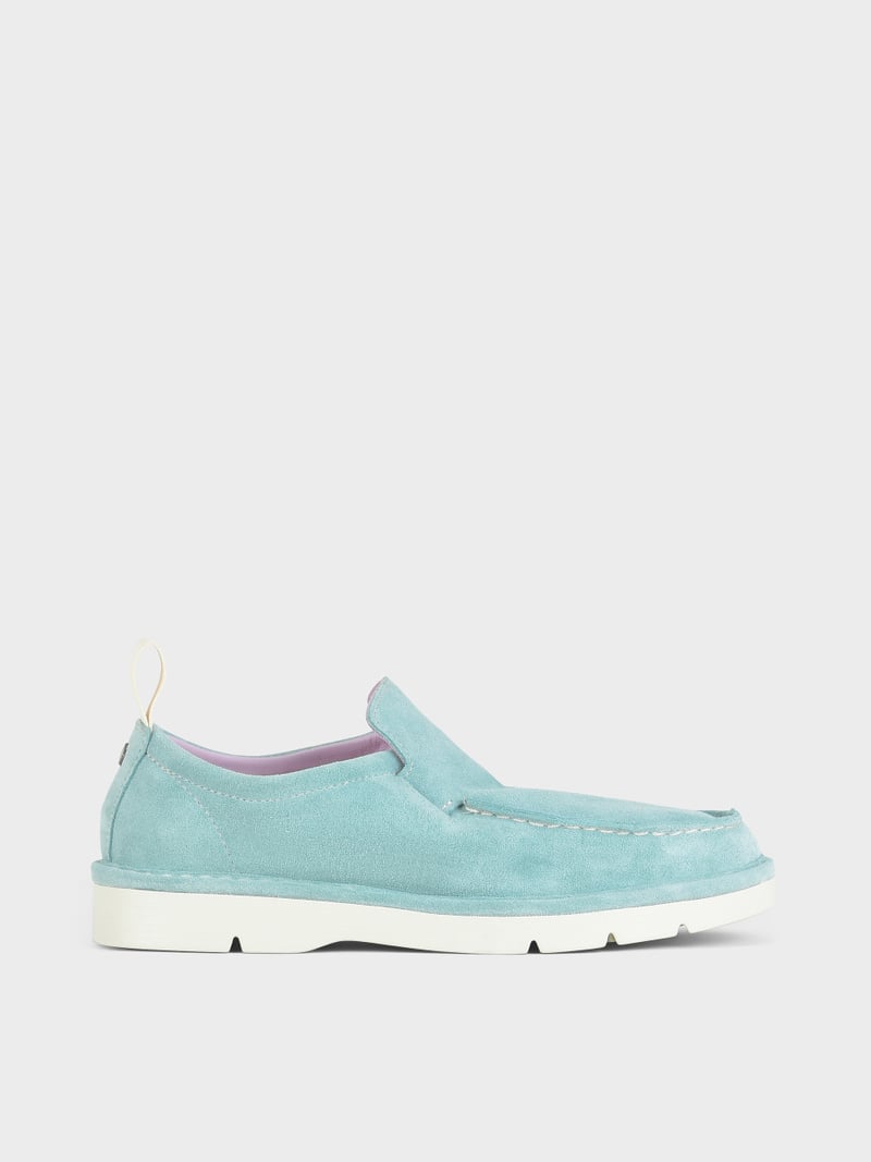 Panchic SLIP ON P19 DONNA IN SUEDE ACQUAMARINA